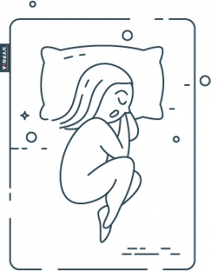 En position foetale - Quelle est la meilleure position pour dormir ?